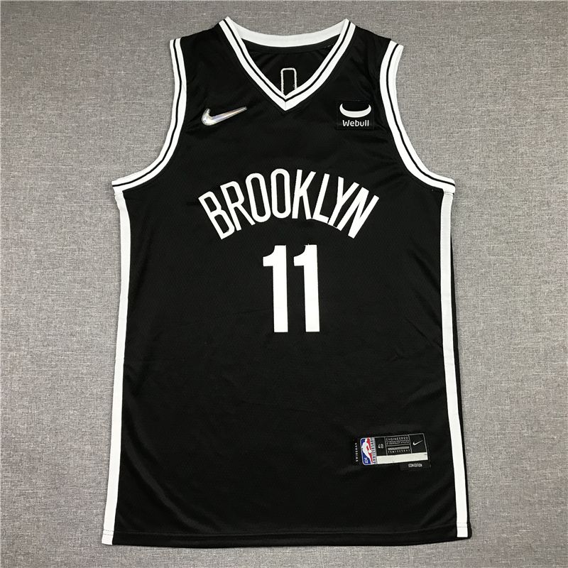 Cheap Men Brooklyn Nets 11 Irving Black Nike New Game NBA Jersey